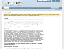 Tablet Screenshot of gettinglost.ca